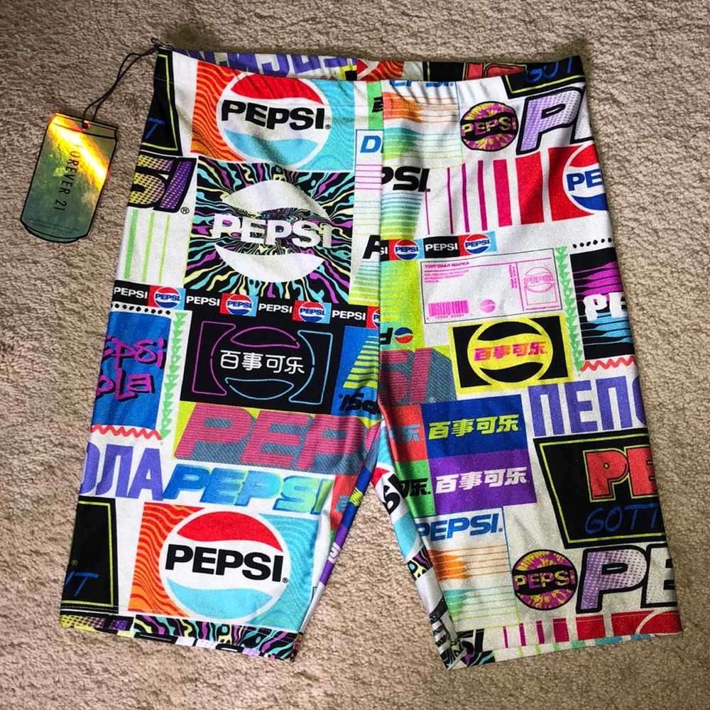Pepsi Biker Shorts